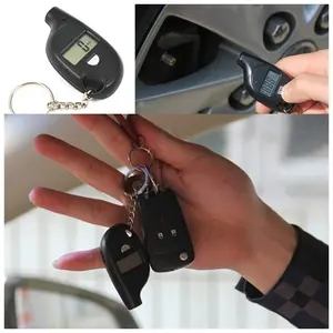 Mini dijital LCD ekran lastik göstergesi anahtarlık 2-150 PSI araba lastiği hava basıncı Tester ölçer oto motosiklet araba aracı - Product Image 4