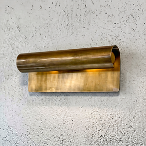 Handmade Modern Picture <b>Light</b> – Antique Patina Wall <b>Sconce</b> for Artwork & Ambient Lighting - Product Image 1