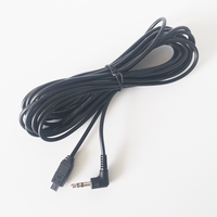 Cable de Audio TRS con Conector Jack Estéreo de 3.5 mm en Ángulo Recto, Cable USB Mini B de 4 Pines Macho a Jack de 3.5 mm