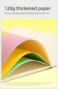 Vẽ dày & sách nghệ thuật Phác thảo cho trẻ em mẫu giáo & học sinh tiểu học-Giấy Doodle trống - Product Image 5