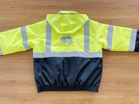 Veste de sauvetage personnalisée pour officier de sécurité en hiver, uniforme de travail chaud, imperméable et coupe-vent pour travailleur de nettoyage