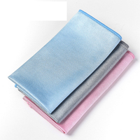 Paño de Limpieza de Vidrio de Microfibra Sin Rayas, Paño de Pulido para Ventanas, Espejos y Pantallas, Reutilizable, para Cocina, Auto y Vidrio