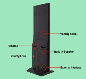 Kiosco Inteligente de 43 Pulgadas, Pantalla LCD Vertical para Publicidad, Panel Interactivo, Señalización Digital, Tótem con Soporte de Pie - Product Image 5