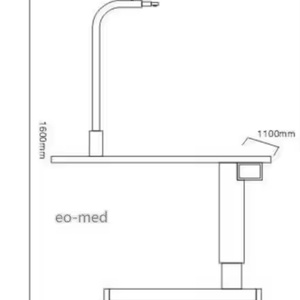 <b>C</b>-180C Mini Ophthalmic Optometry Unit Medical Optometry <b>Table</b> Ophthalmic Refraction <b>Table</b> Unit - Product Image 2