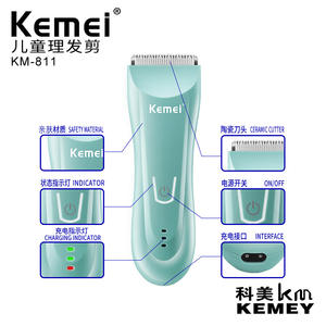 Cortadora de Pelo Eléctrica Kemei KM-811 con Cuchilla de Cerámica de Seguridad, Carga USB, para Uso Doméstico, Recortadora de Pelo para Niños - Product Image 1
