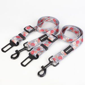 Cinturón de seguridad de coche de plomo de seguridad para mascotas de diseño personalizado cinturón de seguridad de perro de metal ajustable de boda de alta calidad - Product Image 4