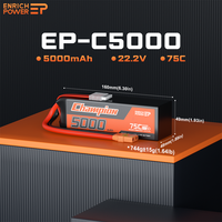 EP Lithium Polymère Batteries Pack 6S 5000mah 6500 8000 Avion RC Voiture FPV Navire Modèle 75C Sûr Stable Lipo Batterie pour Drones