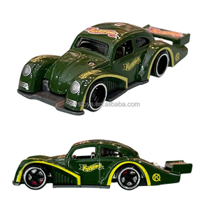 รถสปอร์ตวินเทจแบบเลื่อนได้ของเล่นรถแข่งโบราณ1:64โมเดลรถแข่งโลหะ - Product Image 2