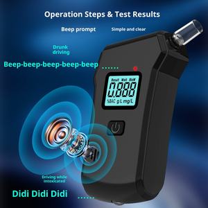 Testeur d'<span class=keywords><strong>alcool</strong></span>émie portable professionnel à capteur semi-conducteur, précision 0,01 % BAC pour la <span class=keywords><strong>mesure</strong></span> de la concentration d'<span class=keywords><strong>alcool</strong></span> en cas de conduite en état d'ébriété - Product Image 3