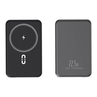 Vente flash - Batterie externe magnétique sans fil 15W/20W en alliage d'aluminium certifiée CE, Li-Polymère, 5000/10000mAh, charge ultra-rapide, ultra-fine