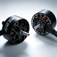 Moteur de drone sans balais à rotor externe creux avec fil à fort courant, moteur UAV à forte poussée pour plateforme multirotor à charge utile lourde