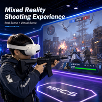 Ensemble de jeu de tir interactif en intérieur, casque VR PICO 4 Ultra, lunettes de réalité mixte, réalité augmentée, équipement multijoueur