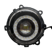 HuaFuXing Nuevo Faro Antiniebla LED con Ensamblaje DRL para Camión Mercedes Actros MP4 MP5 OE 9608200556 9608200456 E-MARK Actualizado