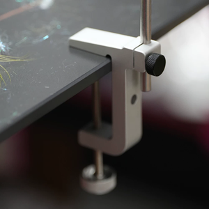 Support de table à pince en C pour visse à mouches, base de fixation en alliage d'aluminium pour visse à mouches de pêche à la <span class=keywords><strong>mouche</strong></span> - Product Image 5