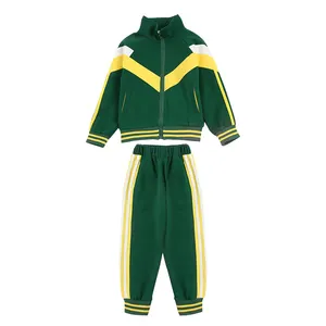 2022 primavera outono 2pcs usa calças crianças agasalho roupas de manga comprida sportswear roupa do bebê da menina do menino crianças agasalho conjuntos
