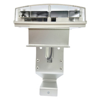 Balise solaire double face en aluminium avec film réfléchissant 3M et LED clignotante pour la sécurité routière en virages et tunnels