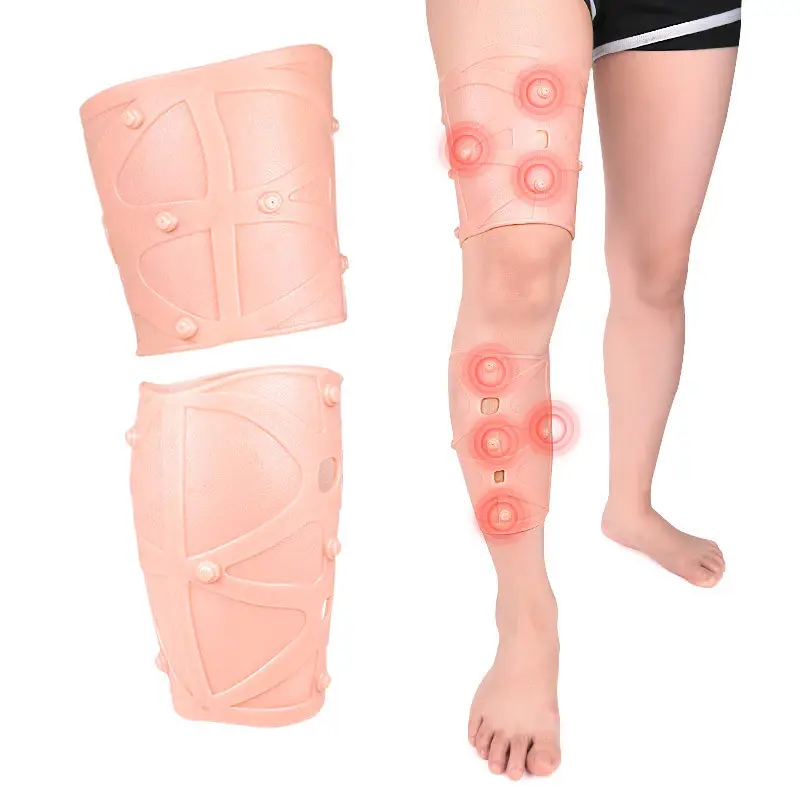Gel Patella Knie Brace Siliconen Knie Elastische Pols/Kuit/Dij Ondersteuning Magnetische Mouwen Voor Artritis Hardloopsporten