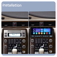 Autoradio Podofo 6,86 pouces MP5 simple DIN avec CarPlay sans fil, Android Auto, égaliseur, Bluetooth, FM, DVR, USB – Vente en gros