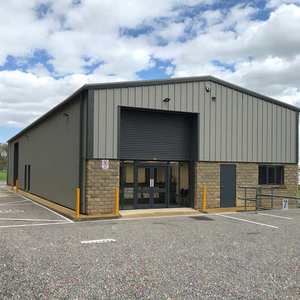 Thiết kế hiện đại chuyên nghiệp nhà tiền chế kết cấu thép nhà kho lựa chọn kinh tế cho hội thảo sử dụng - Product Image 1