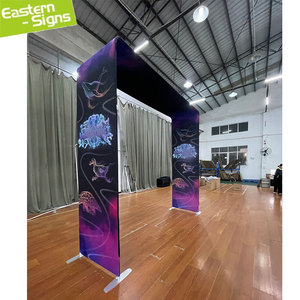 <span class=keywords><strong>ป้าย</strong></span>แสดงสินค้าแบบกำหนดเองสำหรับงานกิจกรรมกลางแจ้งทางเข้าแบนเนอร์นิทรรศการป้ายตกแต่งสถานที่งานเทศกาล - Product Image 4