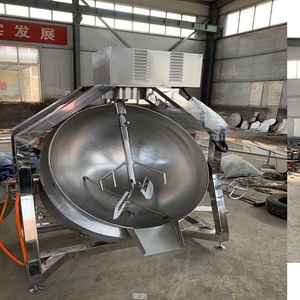 Bouilloire revêtue planétaire industrielle automatique avec l'agitateur automatique pour la cuisson - Product Image 5