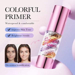 SADOER Korean Private Label rainbow Cosmetics Beauty Makeup Base Cream Natural Waterproof Concealer Pore Foundation <strong>Primer</strong> - Product Image 2