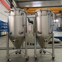Cuve de Fermentation sous Pression en Acier Inoxydable 5L-100L, Mini Fermenteur à Bière pour Brassage Domestique et Équipement de Brasserie Artisanale