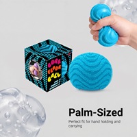 ZW Bestseller transfrontalier : Jouet sensoriel anti-stress en plastique, boule de farine pelucheuse, pour enfants et adultes