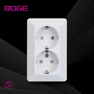 BOGE ISO CEEU標準電源ソケットホワイトパネルAC110〜250V16A壁電源ソケットコンセント