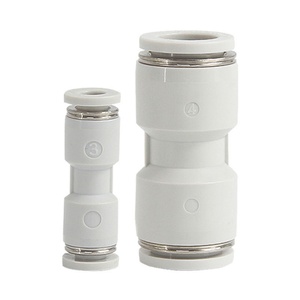AIRTOC PU4-6-8-10-12pneumatic <b>Quickly</b> Coupler Metal Hose Lock Tube Wire Splitter Release Pipe <b>Connector</b> Hydraulic Fitting - Product Image 2
