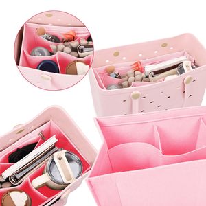 Organizador para Bolsa de Playa Bogg, Compatible con la Bolsa Bogg, Organizador para Bolsa Simply Southern, Inserto de Fieltro con 7 Bolsillos - Product Image 3