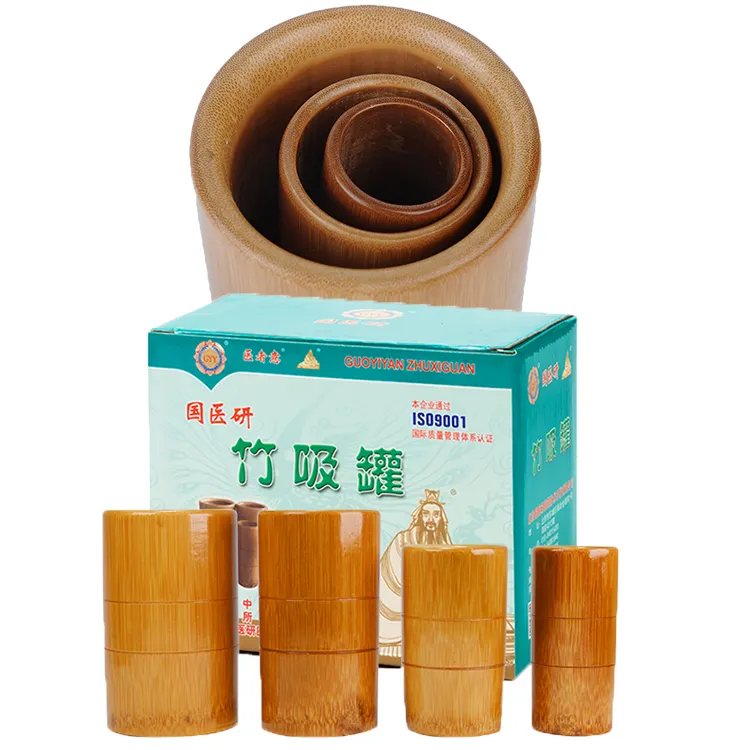 Cinese tradizionale di alta qualità fuoco terapia di bambù coppettazione coppe