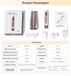 Pen Hydra nirkabel, pena Derma Microneedle H5 perangkat perawatan kulit populer terapi wajah US - Product Image 6