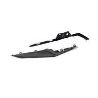 Ailerons avant en fibre de carbone Tiypeor pour Chevrolet Corvette C8 Z06 2023 2024 Canards Wing Splitter