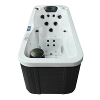 Prix usine mini massage intérieur spa baignoire petite taille bain à remous acrylique chaise longue bain à remous spa pour 1 personne