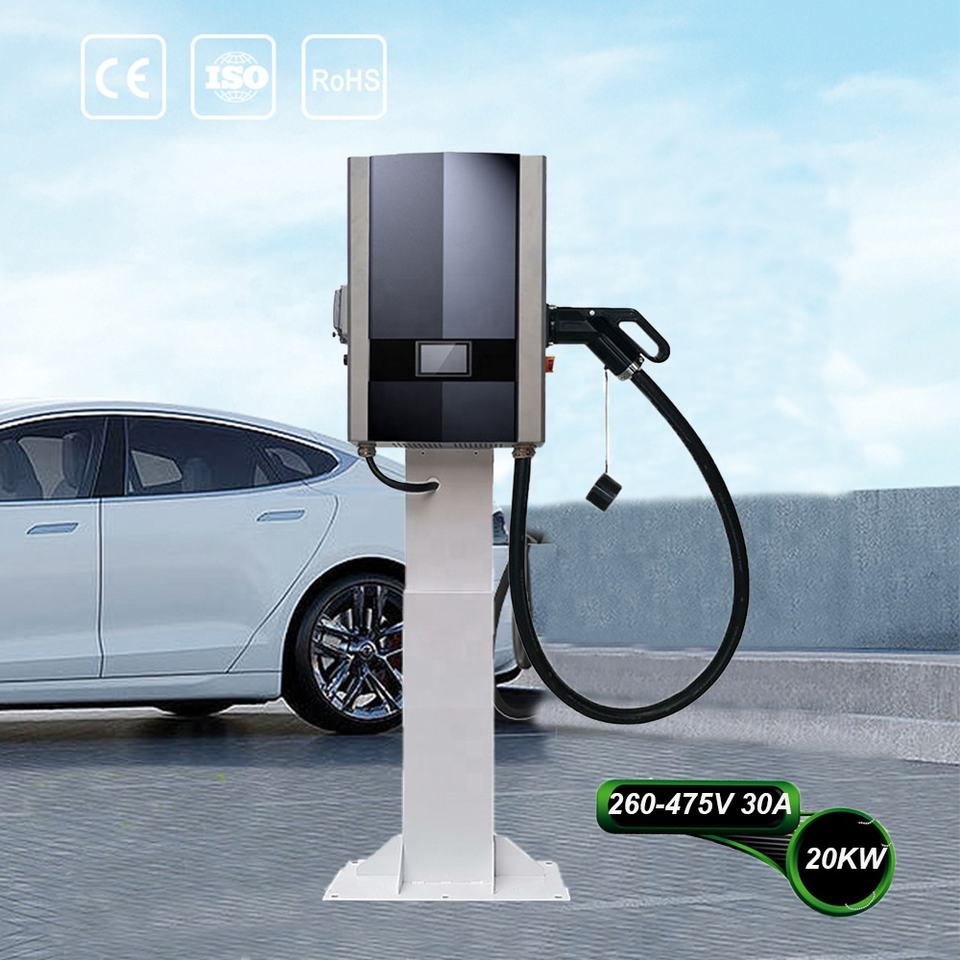 7kw-40kw CCS2 DC Fast Charging Wall-Mounted Commercial Post for New ...