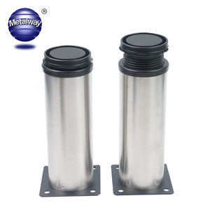 Hot Selling Adjustable Stainless Steel Kitchen <strong>Cabinet</strong> <strong>Feet</strong> Round Stand Sofa Legs - Product Image 5