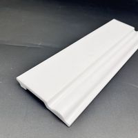 Plinthe moderne blanche en PS, moulure de sol en polystyrène haute densité, garniture murale facile à installer pour la décoration intérieure