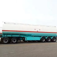 Nouvelle semi-remorque en acier 54M3 45000 litres, citerne à huile et carburant, remorque citerne 40000 litres