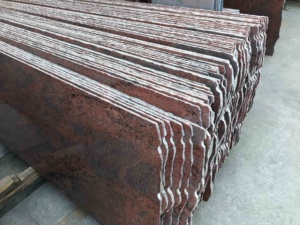 BOTON STONE Piastrelle per Pavimenti e Scale in Granito Rosso di Guangxi Lucidato per Interni a Prezzo Conveniente - Product Image 5