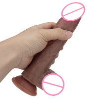 Vibromasseur Dildo en Silicone de Haute Qualité pour Femme, Modèle Empereur Romain, avec Télécommande, en Gel de Silice