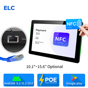 ป้ายดิจิทัลสำหรับจองห้องประชุมขนาด 10.1 นิ้ว ระบบแอนดรอยด์ 11 รองรับ NFC และ POE ใช้ชิป RK3568 - Product Image 1