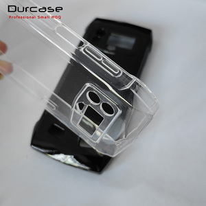 Coque de téléphone portable transparente en silicone souple antichoc de 1.5mm d'épaisseur à 4 coins pour <span class=keywords><strong>Doogee</strong></span> Smini étuis noirs - Product Image 5
