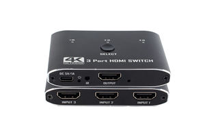 CEC対応 スイッチ 3 in 1 4K60Hz HDR10 HDCP2.2 EDID アルミニウム合金製 Nintendo Switch PS5/4/3 Xbox <span class=keywords><strong>TV</strong></span> Fire Stick ブルーレイプレーヤー - Product Image 6