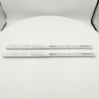 Rail de rideau télescopique en aluminium sur mesure, système de glissement silencieux et fluide sans découpe pour projets hôteliers