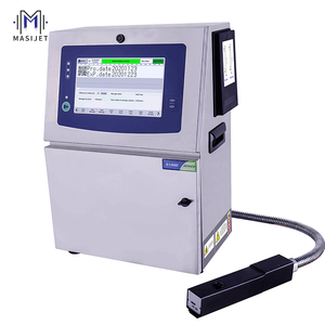 工業用Cijデジタルインクジェットプリンターホワイトコンベヤーベルトマシン卵ボトルカートンポーチ日付有効期限バッチコードホワイト - Product Image 3