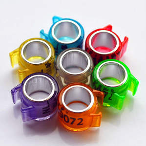Op maat gemaakte milieuvriendelijke Birdstory merk racing duivenringen speciaal type, gemaakt in <span class=keywords><strong>China</strong></span>, van plastic en aluminium voor vogeltoepassingen - Product Image 5