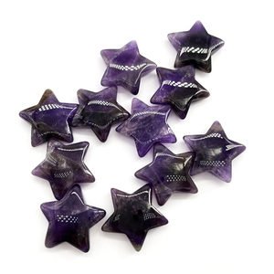 FUXUAN - Cristales de Piedra Natural al por Mayor, Gemas Curativas, Mini Cristal de Cuarzo Rosa en Forma de Estrella para Decoración - Product Image 1
