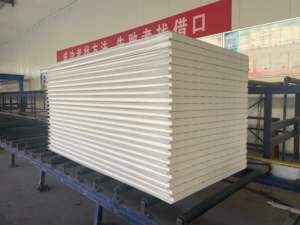 Panneaux sandwich en polyuréthane à isolation thermique, panneau mural pour maison préfabriquée - Product Image 4