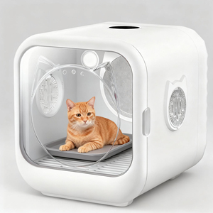 Modern Luxury Convenience Intelligent Pet Grooming Drying <b>Box</b> Cool Eco-Friendly Antibacterial Solution for Dogs & <b>Cats</b> Wholesale - Product Image 1